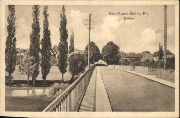 Sarre-Union Saar-Buckenheim Brücke