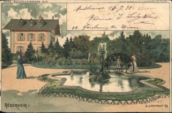 Mulhouse Muehlhausen Mulhouse [Stempelabschlag] Künstler B.