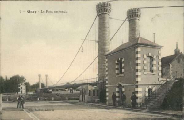 Gray Haute Saone Pont suspendu