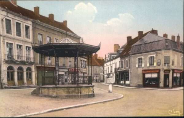 Toulon-sur-Arroux Kiosque Place d_Armes