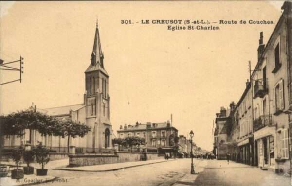 Le Creusot Saone-et-Loire Le_Creusot Route de Couches Eglise St C