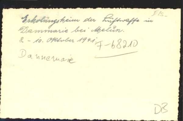 Dammarie-les-Lys Dannemarie [handschriftlich] Erholungsh – Bild 2