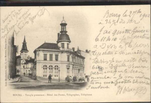 Bourg-en-Bresse Temple protestant Hotel des Postes