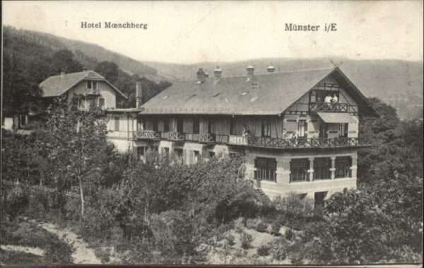Munster Haut Rhin Elsass Münster_Elsass Hotel Moenchberg