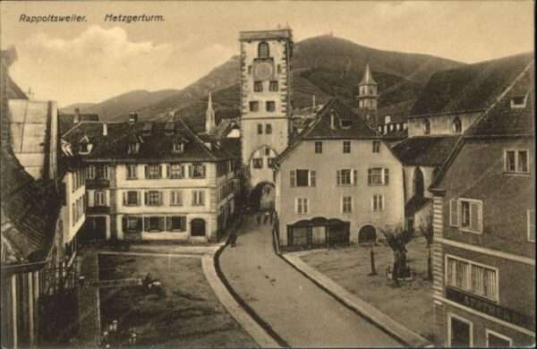 Rappoltsweiler Haut Rhin Elsass Rappoltsweiler Metzgerturm