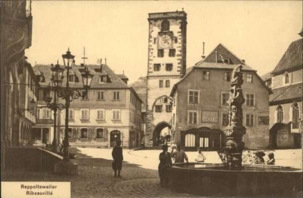Rappoltsweiler Haut Rhin Elsass Rappoltsweiler Ribeauville Place du Mar