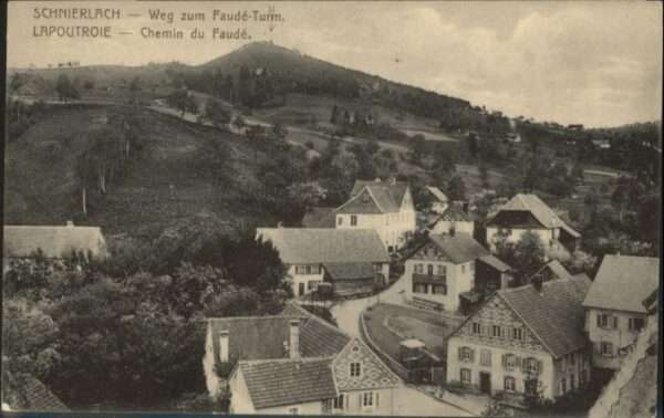 Schnierlach Lapoutroie Chemin du Faude