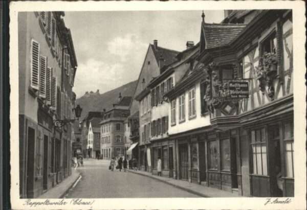 Rappoltsweiler Haut Rhin Elsass Rappoltsweiler Gasthaus Pfeiferhaus