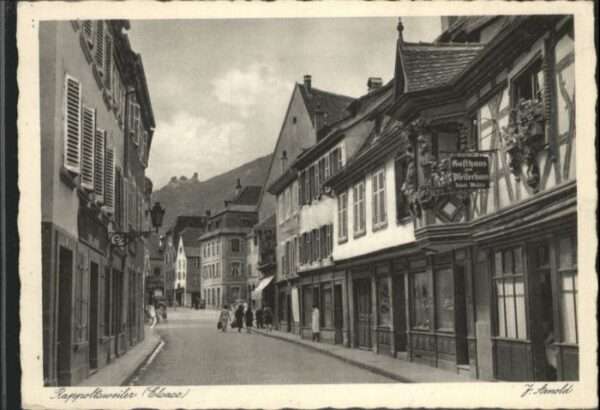 Rappoltsweiler Haut Rhin Elsass Rappoltsweiler Gasthaus Pfeiferhaus