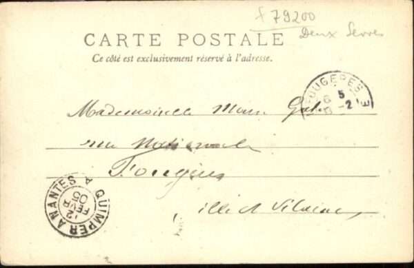 Parthenay Coiffe Tracht – Bild 2