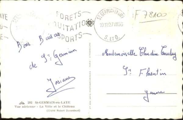 Saint-Germain-en-Laye Fliegeraufnahme Chateau – Bild 2