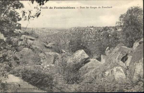 Fontainebleau Foret Gorges Franchard