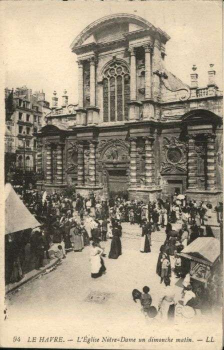 Le Havre Eglise Notre-Dame Dimanche Matin