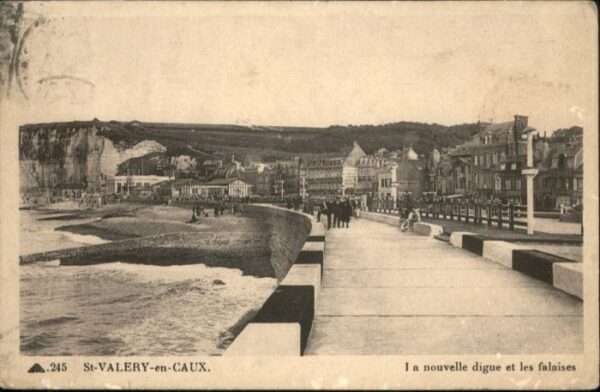 Saint-Valery-en-Caux Digue Falaises