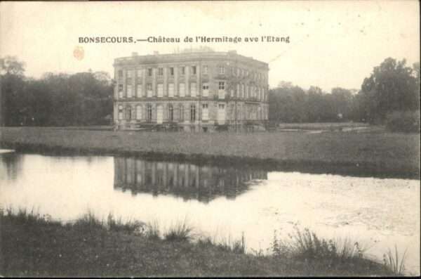 Bonsecours Belgien Chateau Hermitage Etang