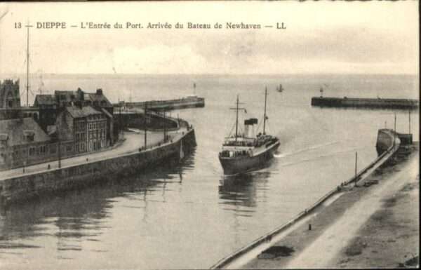 Dieppe 76 Dieppe Port Bateau Newhaven Dampfer