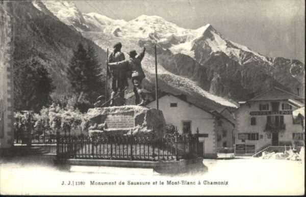Chamonix Chamonix-Mont-Blanc Monument Saussure