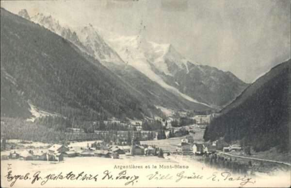 Argentieres Mont Blanc