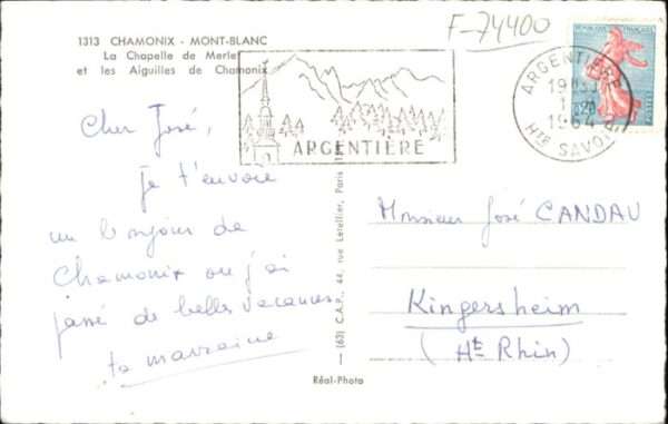 Chamonix Chamonix-Mont-Blanc Chapelle Merle Aigu – Bild 2