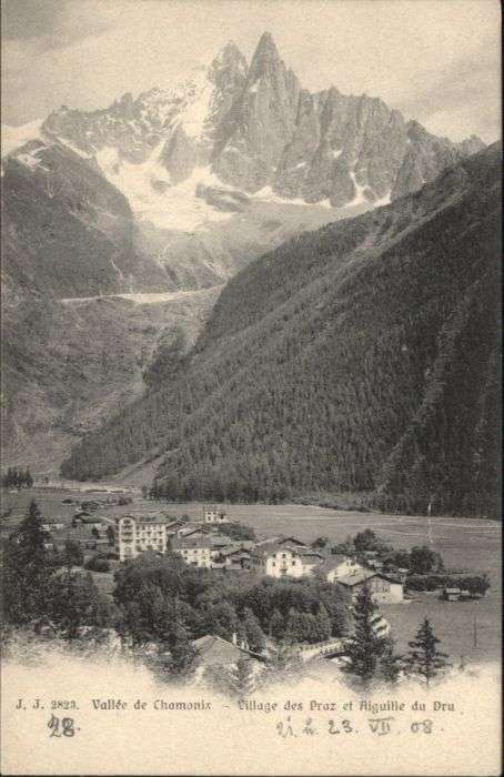 Chamonix Chamonix-Mont-Blanc Vallee Village Praz