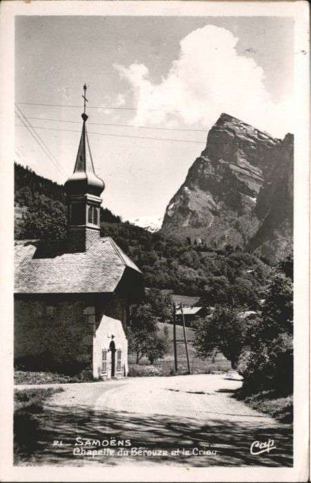 Samoens Chapelle Berouze Criou