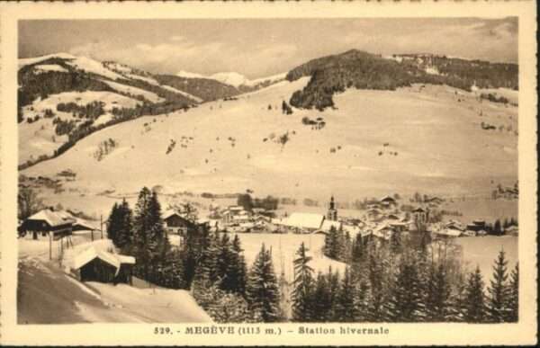 Megeve Station Hivernale
