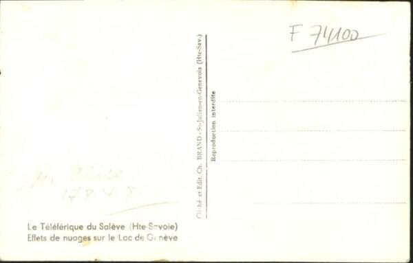Mont Saleve Teleferique Lac Geneve – Bild 2