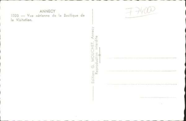 Annecy Haute-Savoie Annecy Basilique Fliegeraufnahme – Bild 2