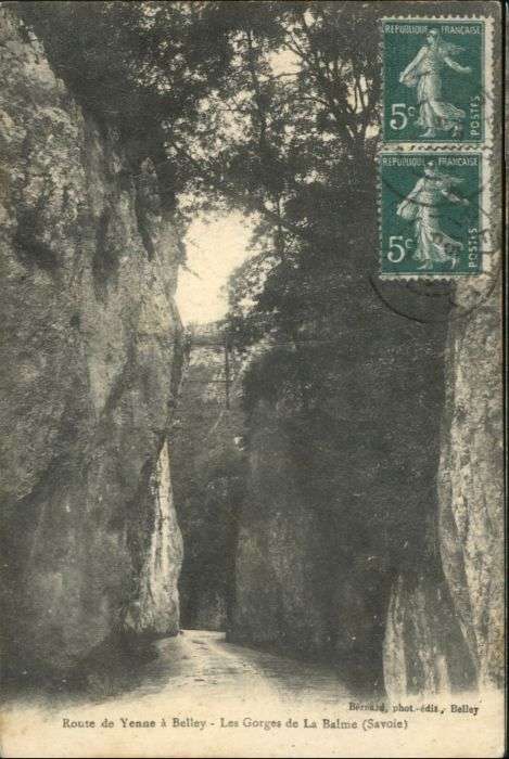 La Balme-les-Grottes La_Balme Gorges Route Yenne Belley