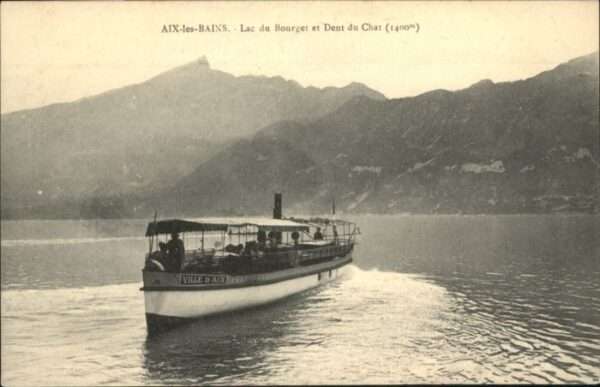 Aix-les-Bains Lac Bourget Denk Chat Dampfer Ville d_A