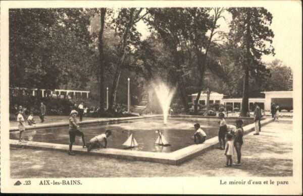 Aix-les-Bains Miroir Eau Parc