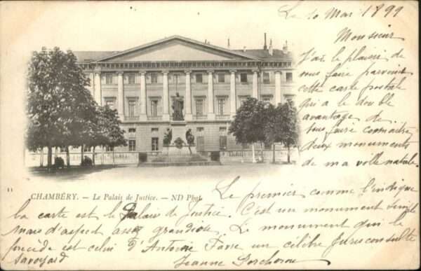 Chambery Palais Justice Justizpalast
