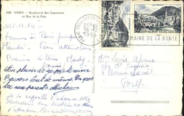 Paris Boulevard Capucines Rue Paix – Bild 2
