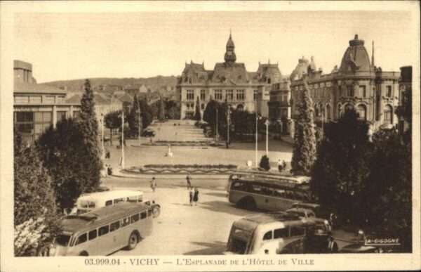 Vichy Allier Vichy Esplanade Hotel de Ville Omnibus