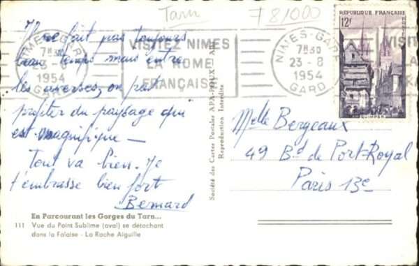 Aiguilles  du Midi Chamonix 74 Haute-Sav Aiguilles Gorges Tarn Point Sublime Det – Bild 2