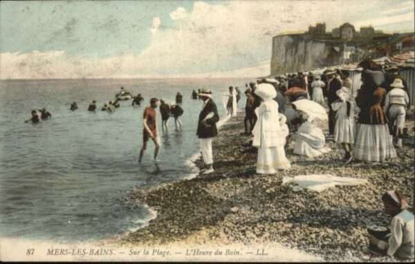 Mers-les-Bains Plage Heure Bain