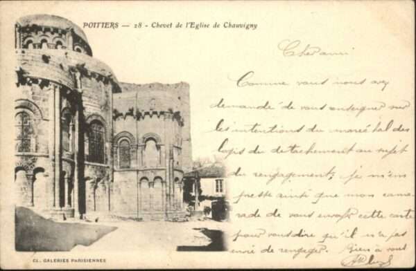 Poitiers 86 Poitiers Chevet Eglise Chauvigny
