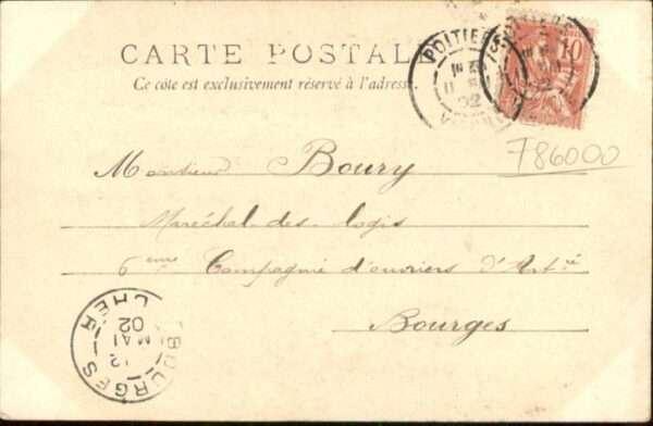 Poitiers 86 Poitiers Chevet Eglise Chauvigny – Bild 2