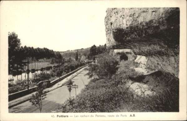 Poitiers 86 Poitiers Rochers Porteau Route Paris