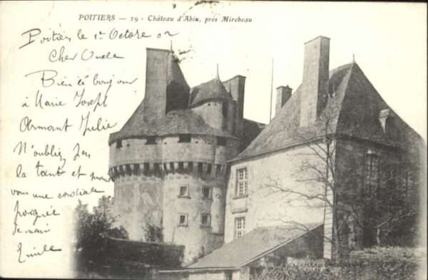 Poitiers 86 Poitiers Chateau Abin Mirebeau