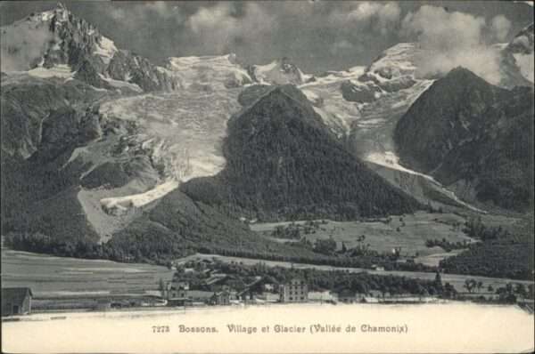 Bossons Village Glacier Vallee Chamonix