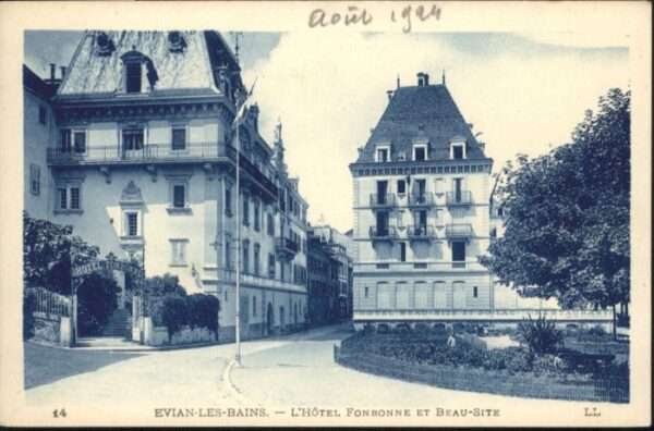 Evian-les-Bains Haute Savoie Evian-les-Bains Hotel Fonbonne Beau-Sit