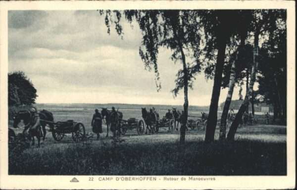 Oberhoffen-sur-Moder Oberhoffen Camp Retour Manoeuvres