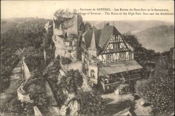 Saverne Ruines Haut Barr Restaurant Surrounding