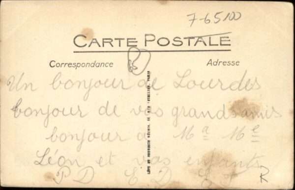 Lourdes Hautes Pyrenees Lourdes Valle Gave Chaine Pyrenees Pic – Bild 2