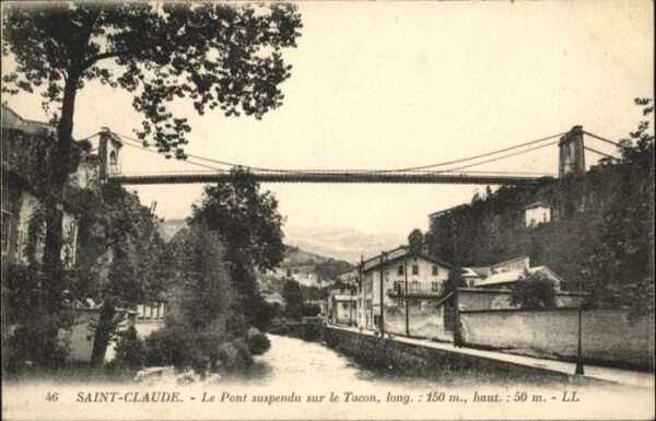 Saint-Claude Pont suspendu Tacon