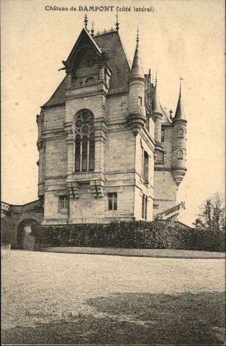 Chateau de Dampont Chateau du Heron Us 9 Chateau_Dampont Cote Lateral