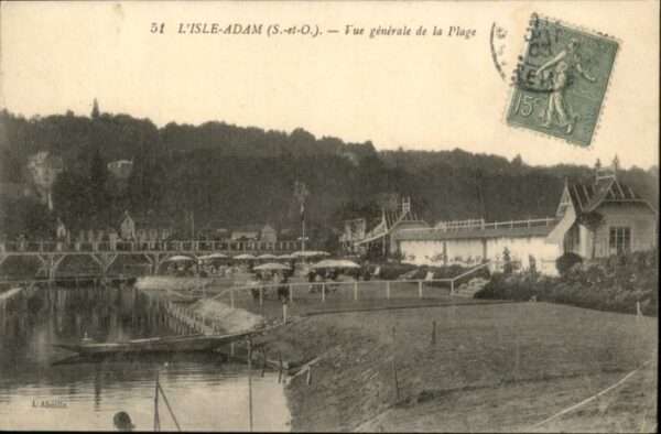 L Isle-Adam 95 Val-d Oise L_Isle-Adam Plage Schiff
