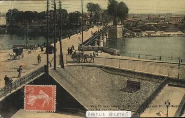 Le Kremlin-Bicetre [Handschriftlich] Brücke Kutsche