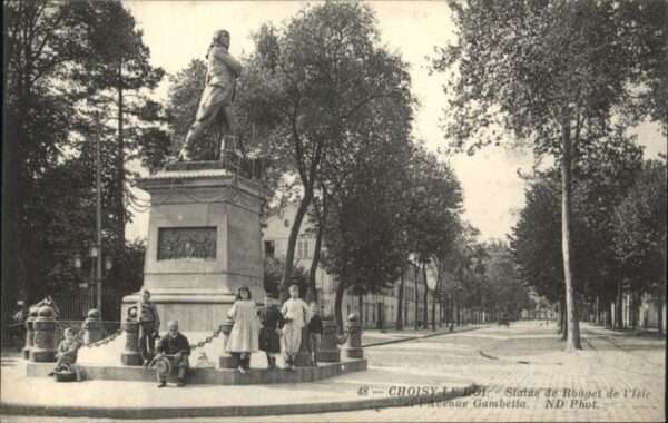 Choisy-le-Roi Statue Rouget Isle